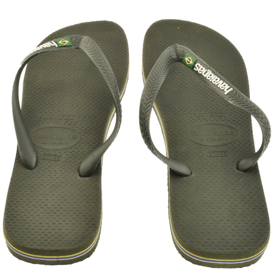 Alternative Image for ProductHavaianas Brazil Logo Flip Flops Green3